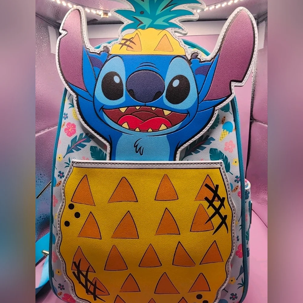 Loungefly Pineapple Stitch Mini Backpack Exclusive Drop